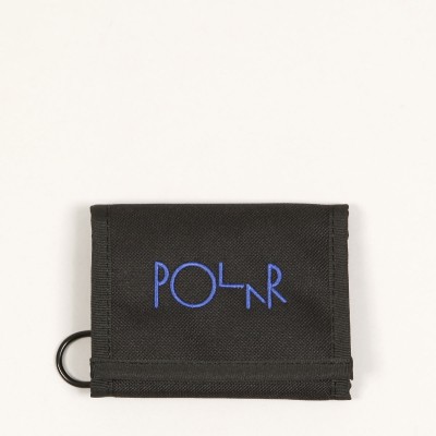 Polar Script Logo Key Wallet Black Blue
